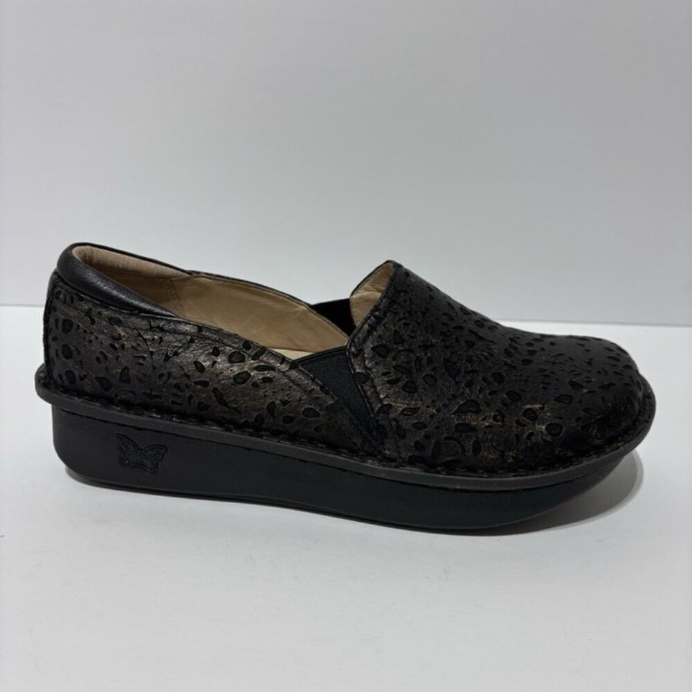 Alegria Women’s Debra, Black Slip-On Clogs, Size EUR 40, US 10 M